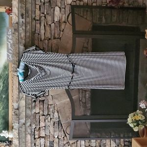 Calvin Klien Striped Dress with a belt